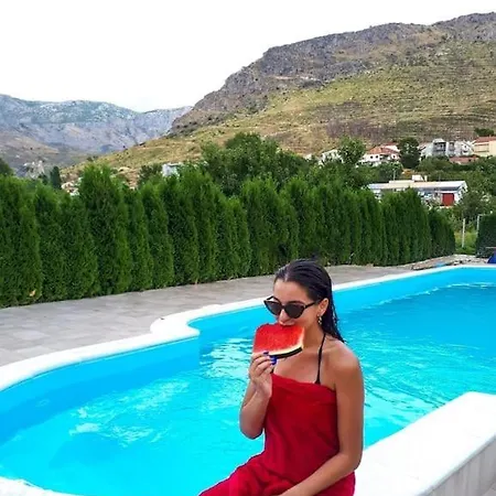 House With Swimming Heated Pool Next To The River Villa Podstrana